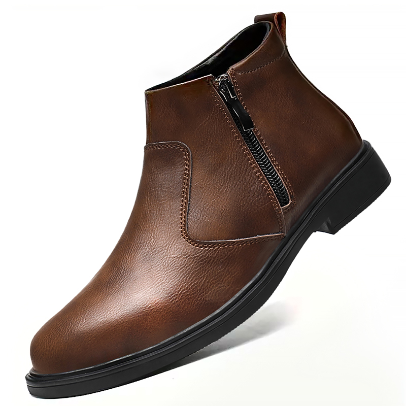 Men Shoes Marks - Autumn and Winter New High-Top Leather