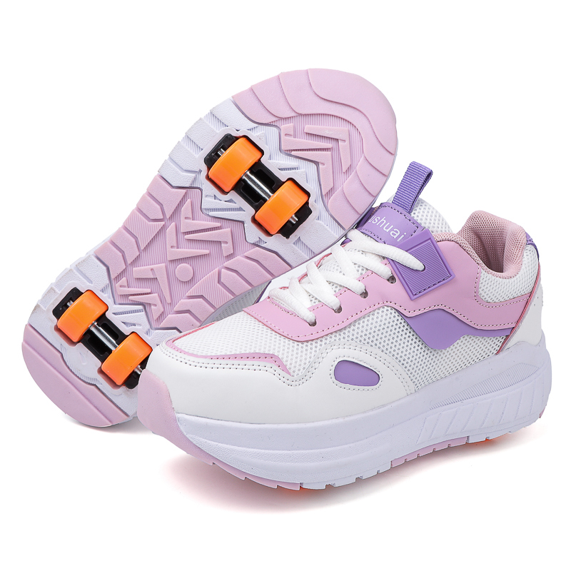 Men Shoes Men - Kids Roller Skates 4 Wheels Detachable