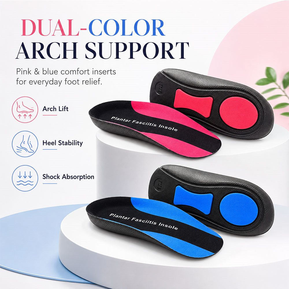 Men Shoes Eid - 1-2 Pairs Arch Support Insoles Absorption