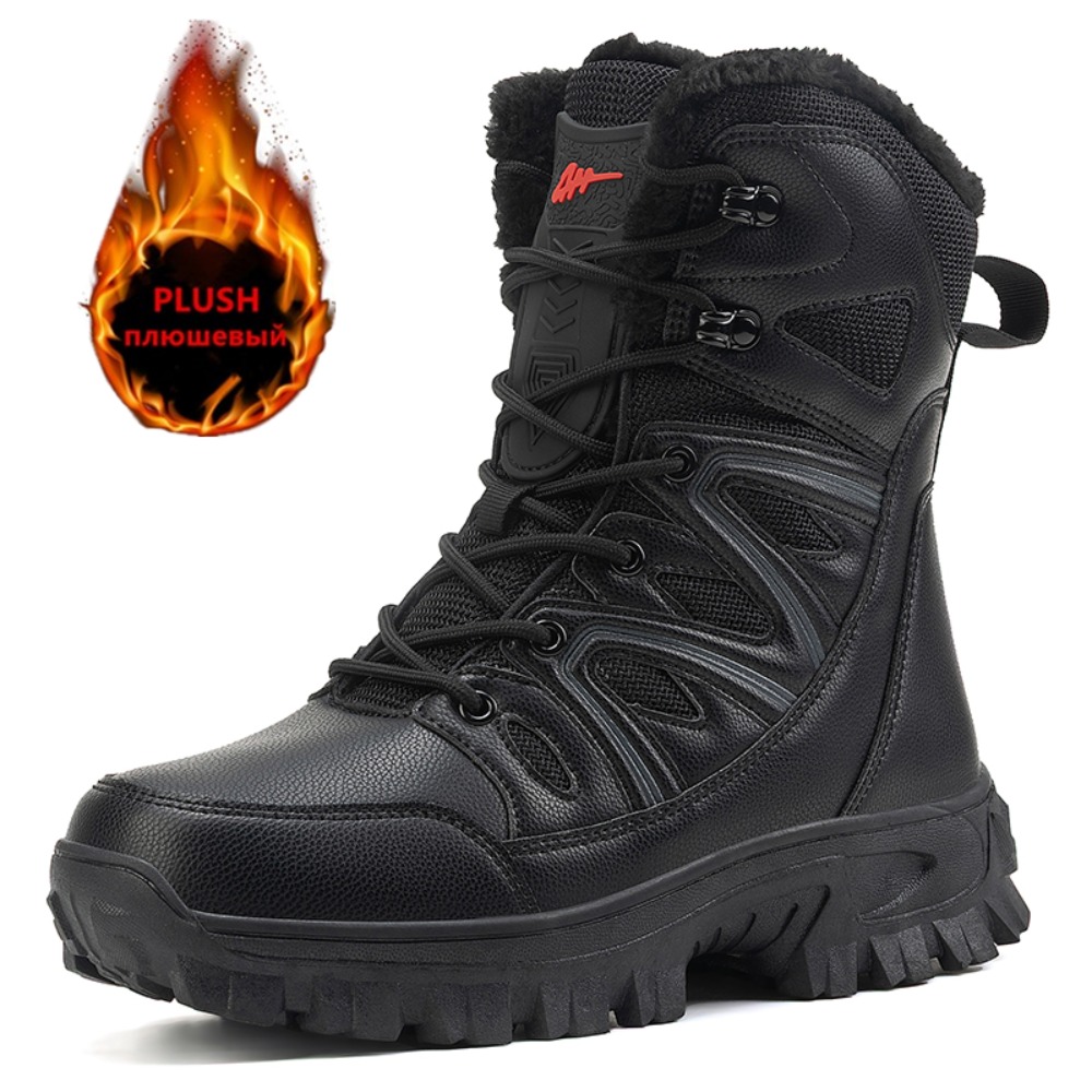 Hiking Boot Waterproof - Men Winter Men Snow Boots Super