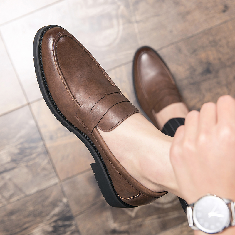 New Soft Leather Breathable Le - Men Shoes Europe To Us 评论和价格