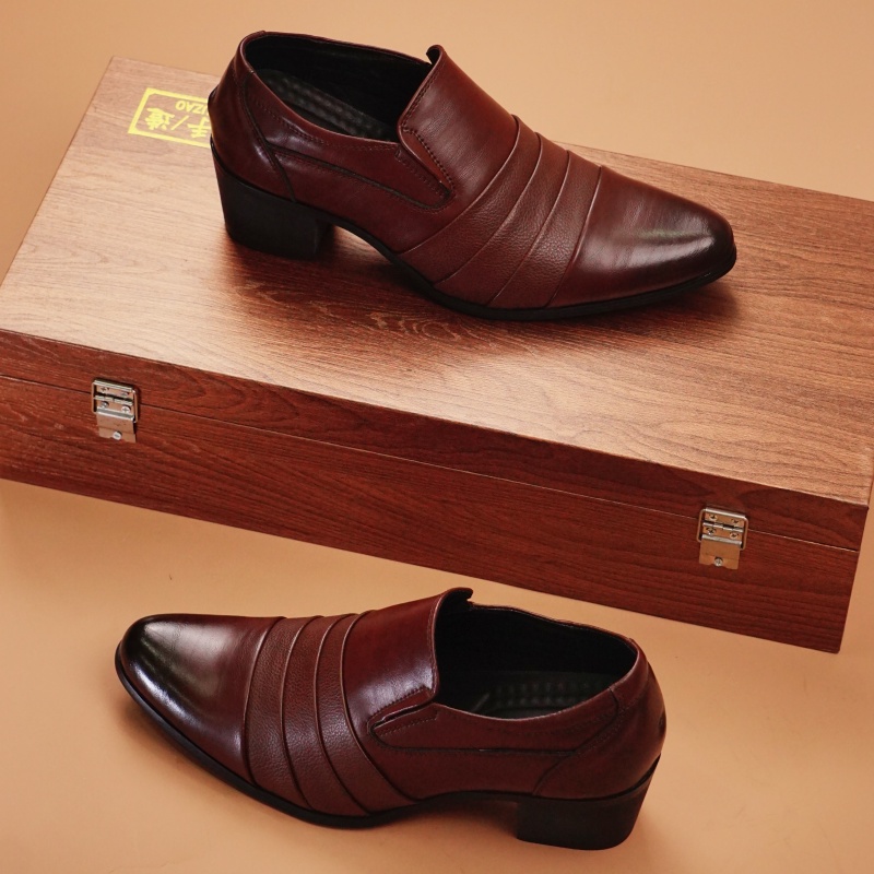 Hot Selling Men's Leather High - Men Shoes Europe To Us 评论和价格
