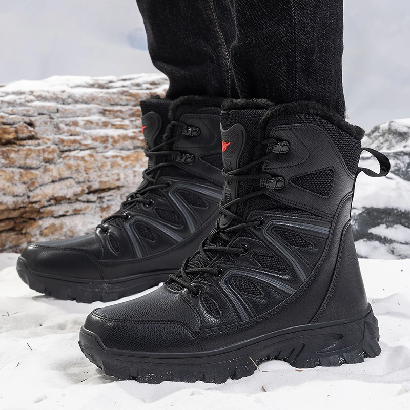 Men Winter Men Snow Boots Supe - Hiking Boot Waterproof 评论和价格