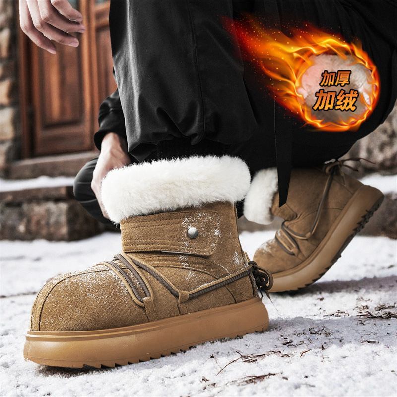 2025 New Winter Men Snow Boots - Men'S Shoes Dockers 评论和价格