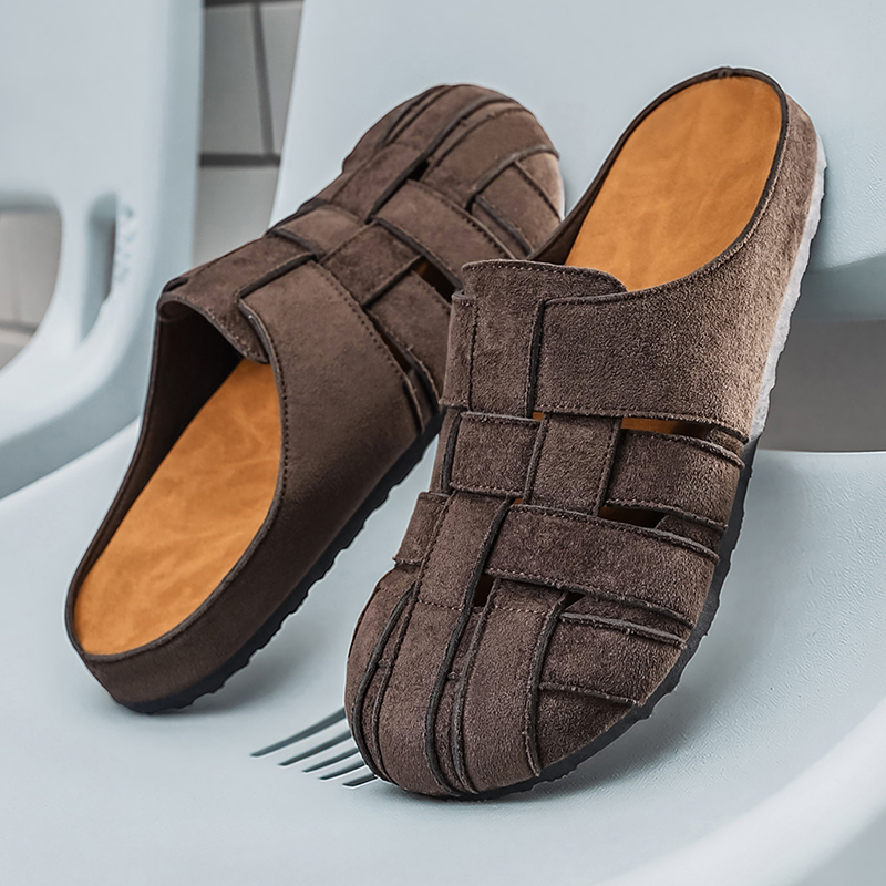 Summer Men Outside Flat Shoes  - Men Shoes Size 11 评论和价格