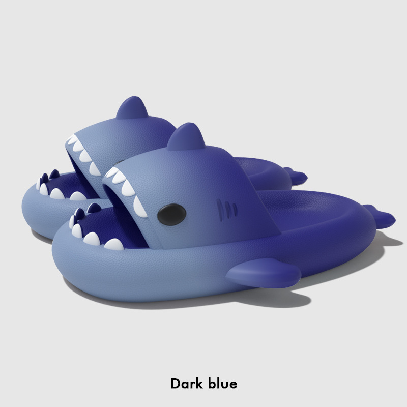 Cute Cartoon Shark Slippers Fo - Men'S Shoes With Platform 评论和价格