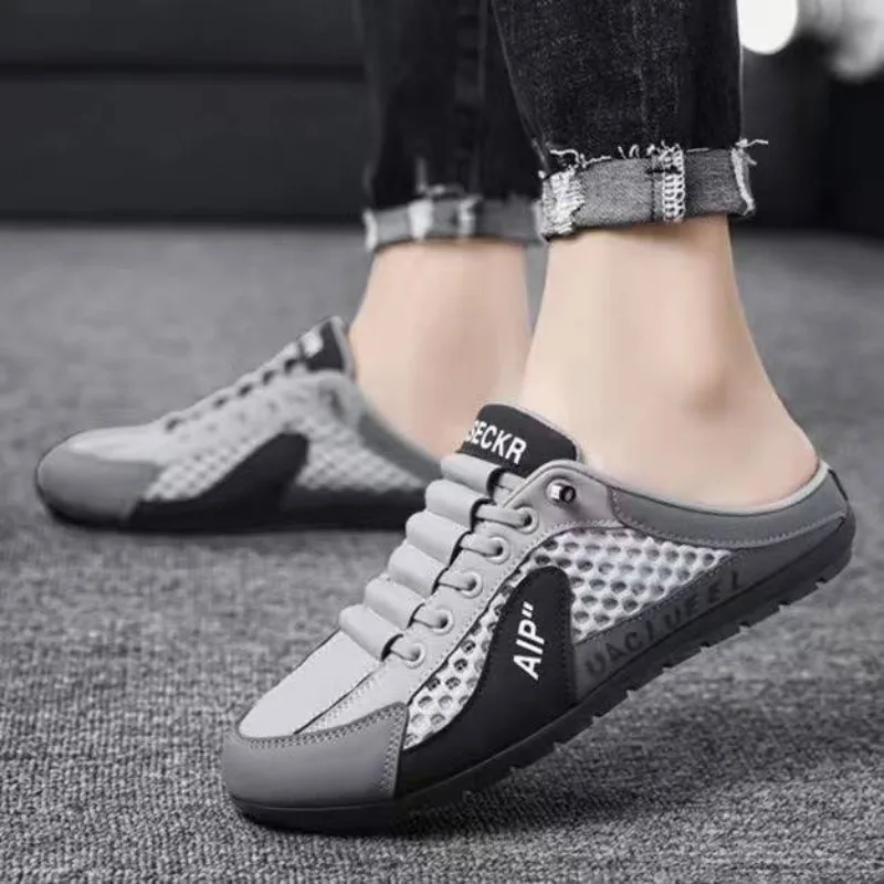 Men's Fashion Soft-soled Half  - Men Shoes Marks 评论和价格
