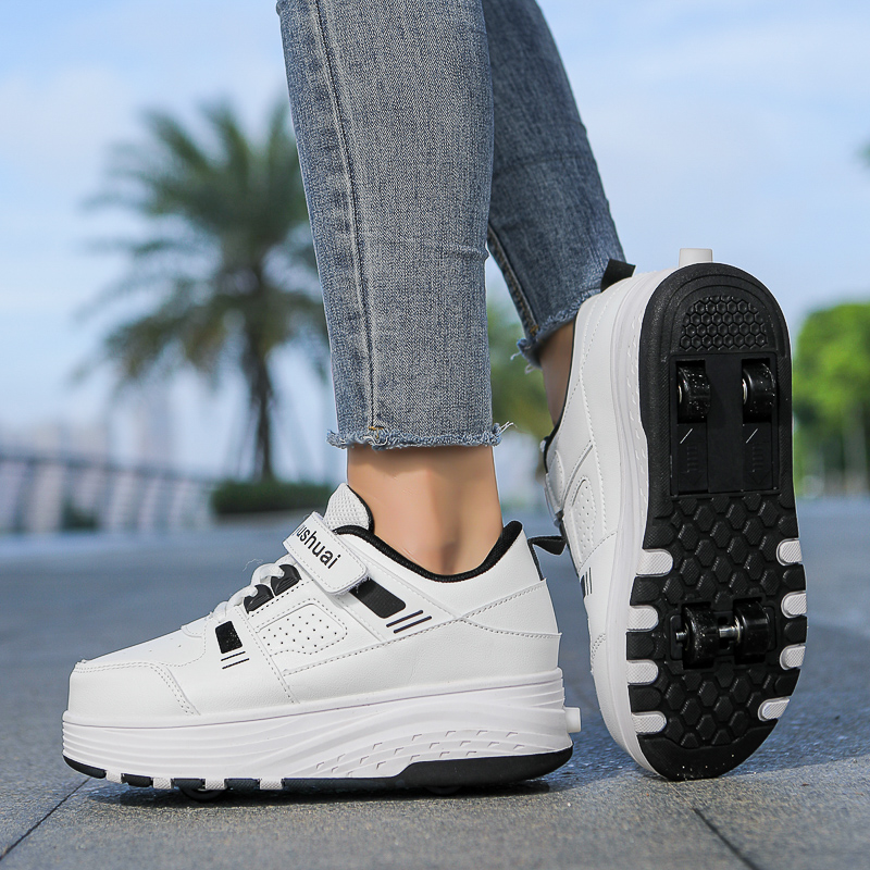 Kids 4‑Wheel Retractable Rolle - Men Shoes Men 评论和价格