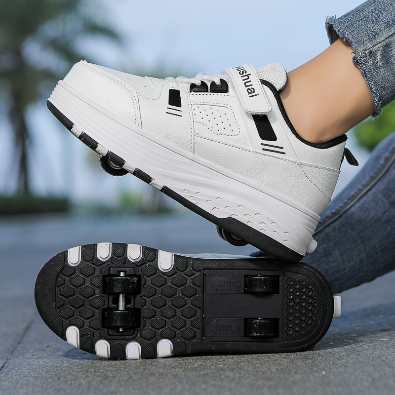 Kids 4‑Wheel Retractable Rolle - Men Shoes Men 评论和价格