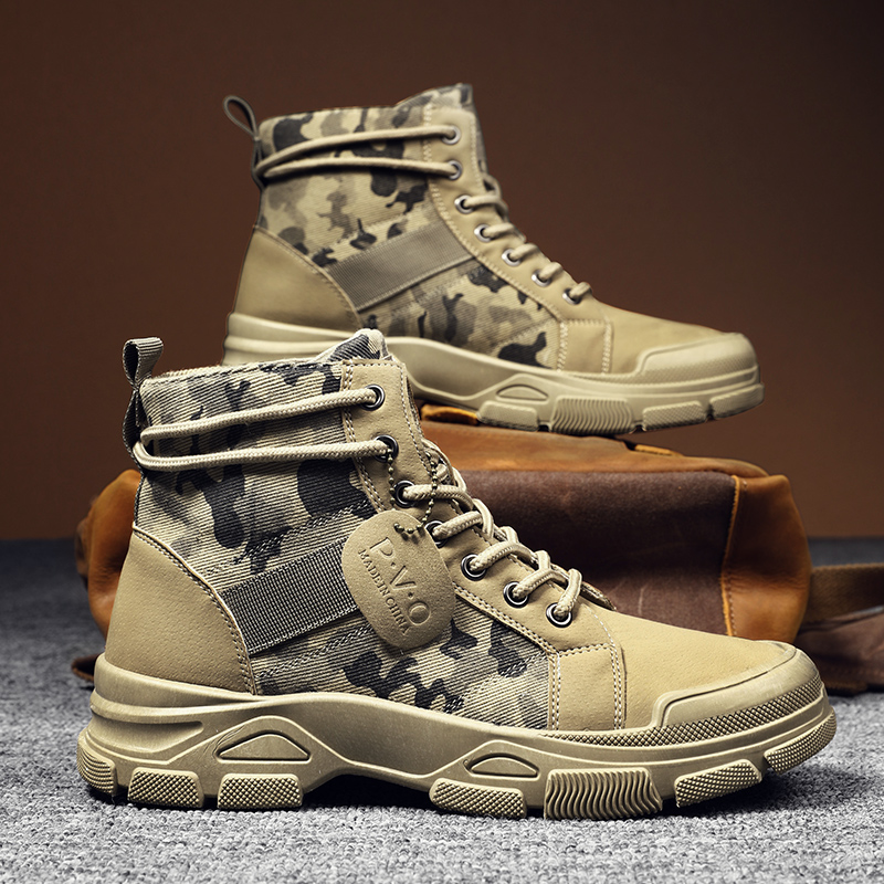 High-Top Boots for Men Autumn  - Men'S Shoes Dockers 评论和价格