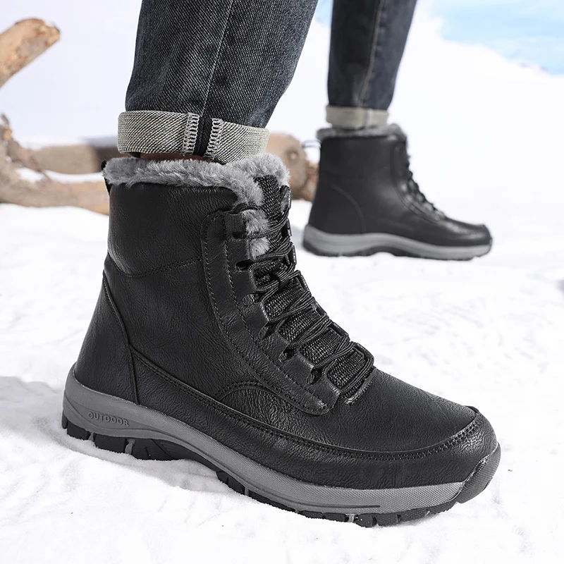 High Quality Warm Men's Snow B - Hiking Boot Waterproof 评论和价格