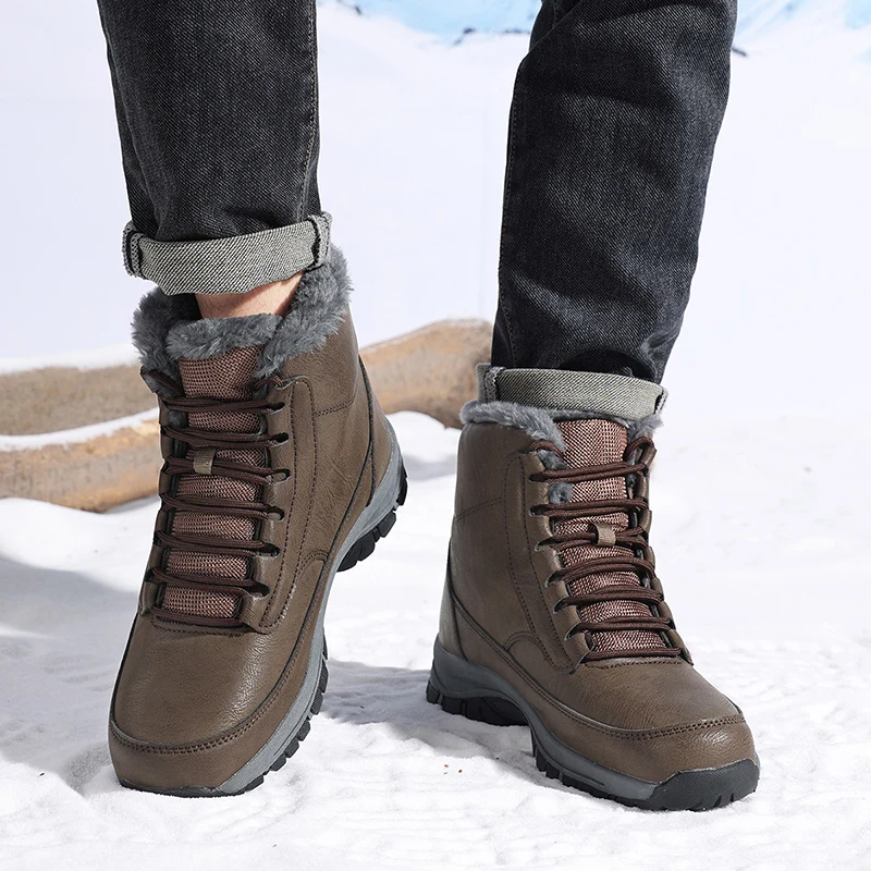 High Quality Warm Men's Snow B - Hiking Boot Waterproof 评论和价格