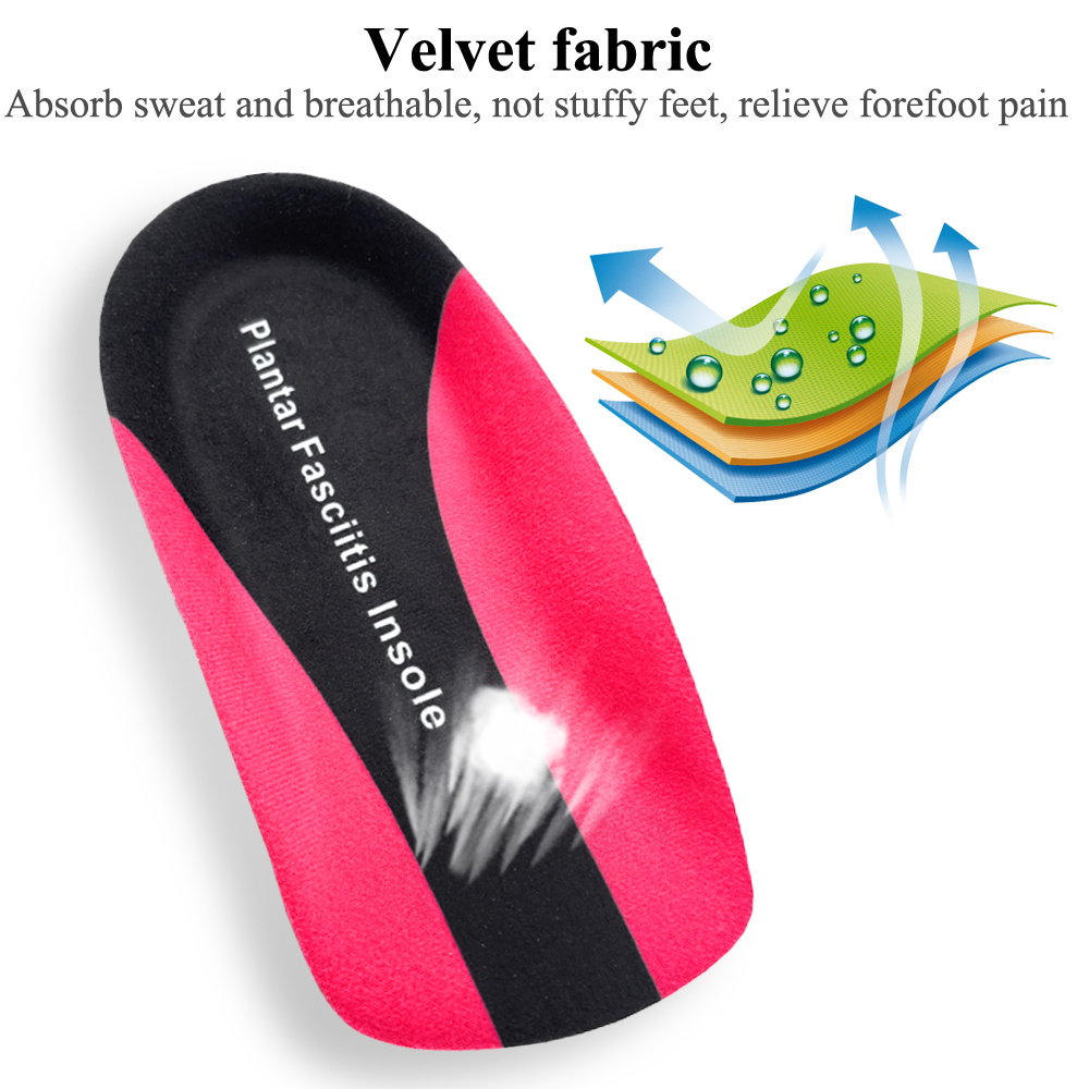 1-2 Pairs Arch Support Insoles - Men Shoes Eid 评论和价格
