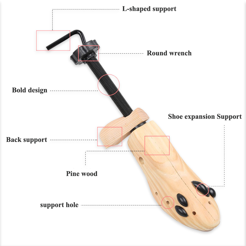 Fits Fixed Shoe Stretcher Wood - Men Shoes Eid 评论和价格