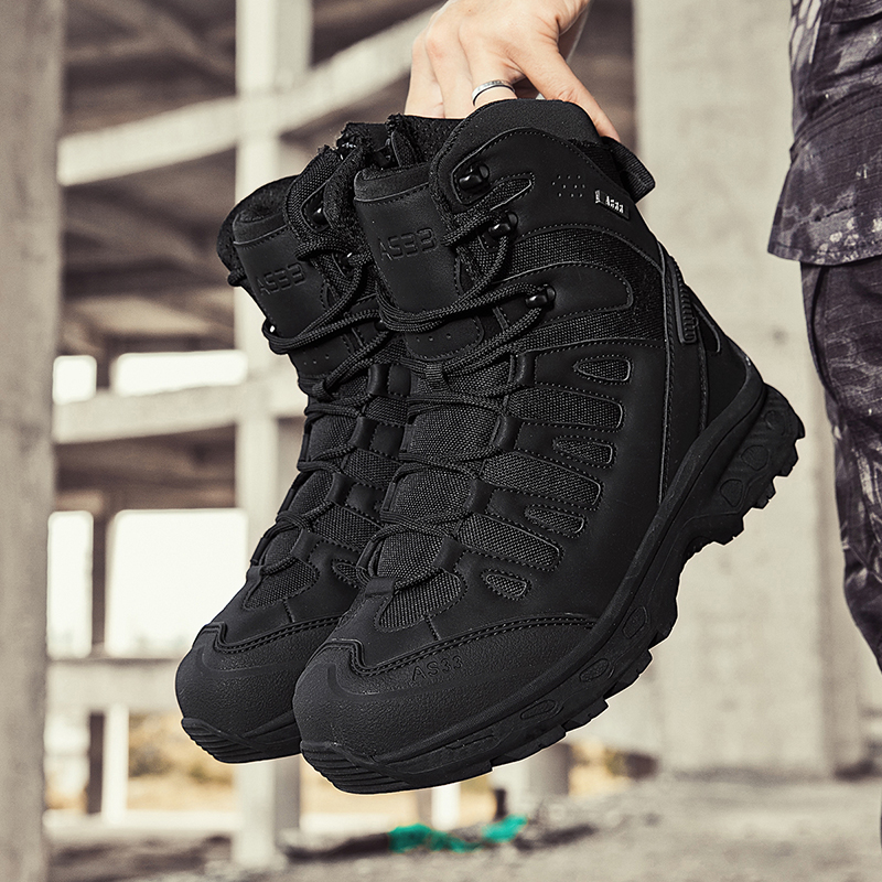 Men Tactical Boots Lace Up Bra - Hiking Boot Waterproof 评论和价格