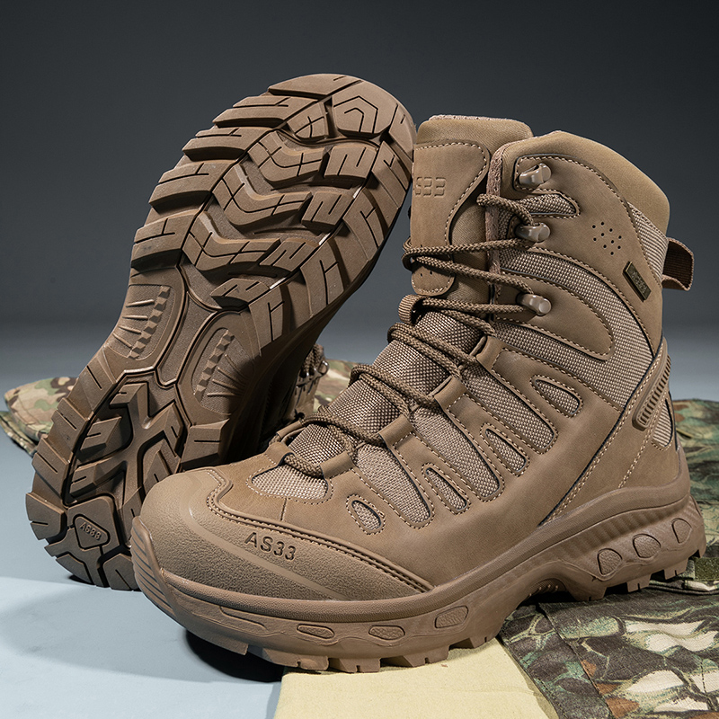 Men Tactical Boots Lace Up Bra - Hiking Boot Waterproof 评论和价格