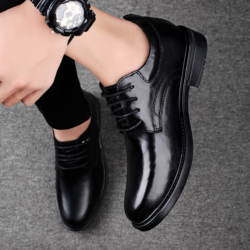 Leather Casual Elevator Shoes  - Men Shoes Marks 评论和价格
