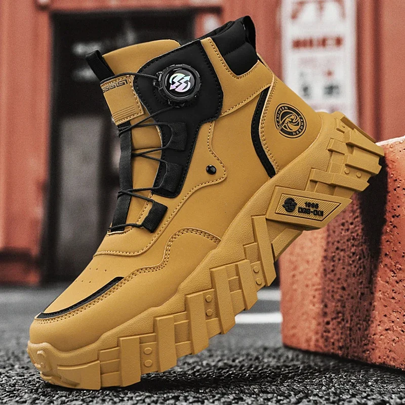 Men Outdoor Hiking ShoesCombat - Hiking Boot Waterproof 评论和价格