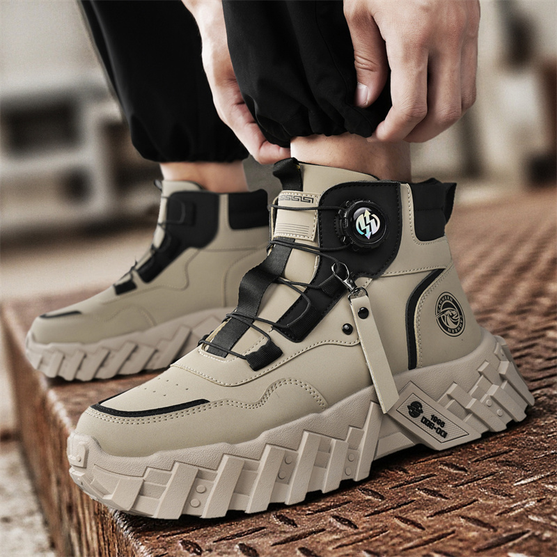 Men Outdoor Hiking ShoesCombat - Hiking Boot Waterproof 评论和价格