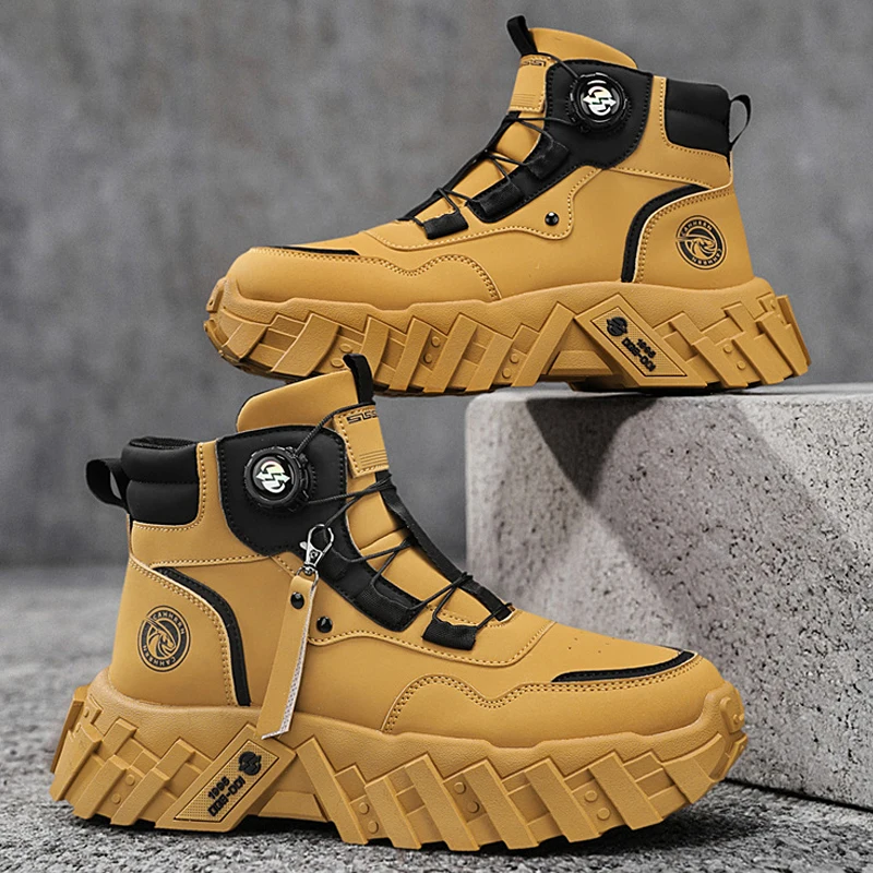 Men Outdoor Hiking ShoesCombat - Hiking Boot Waterproof 评论和价格