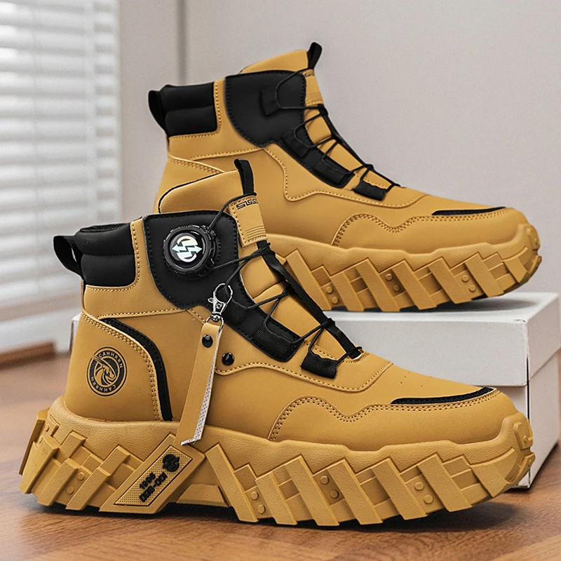 Men Outdoor Hiking ShoesCombat - Hiking Boot Waterproof 评论和价格
