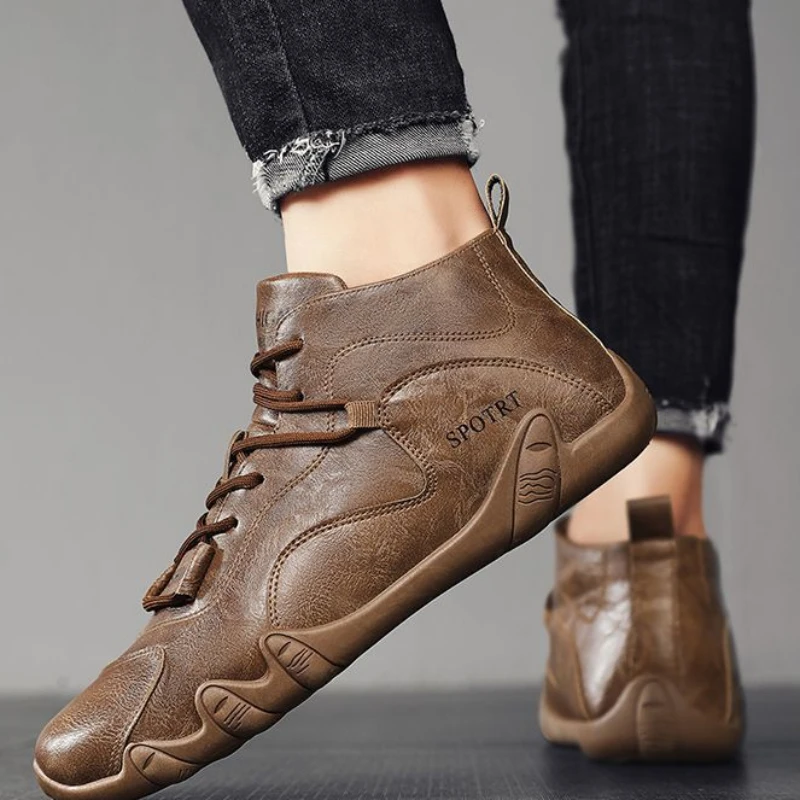 Moccasin Soft Leather Shoes Fo - Men Shoes On Clearance 评论和价格